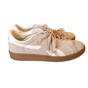 Reebok Club C Grounds UK Women Casual Shoes Classic Beige / Chalk Women's Size 9